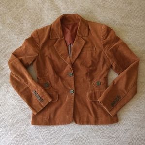 Good Old Caramel Colored Corduroy Blazer